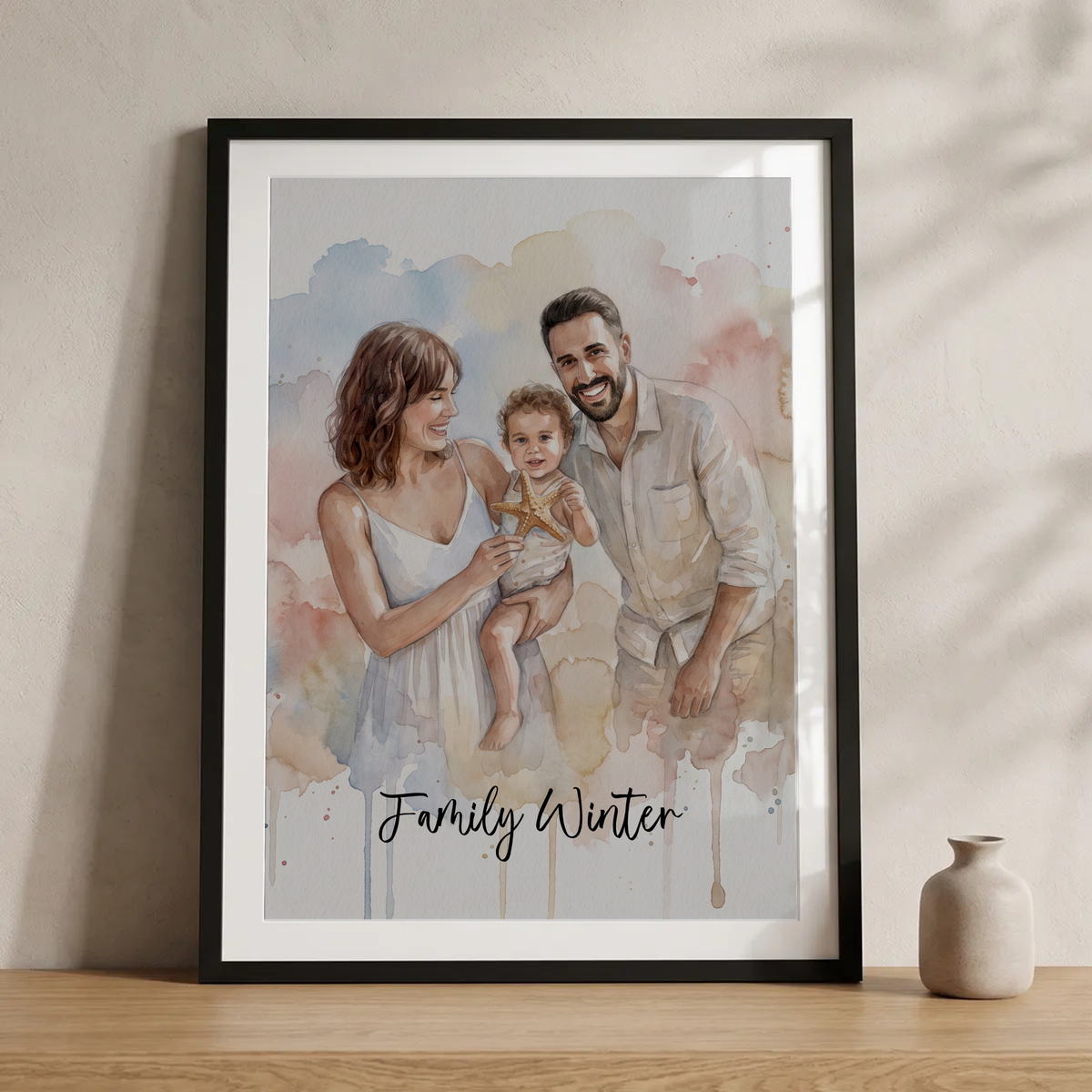 Watercolor Family