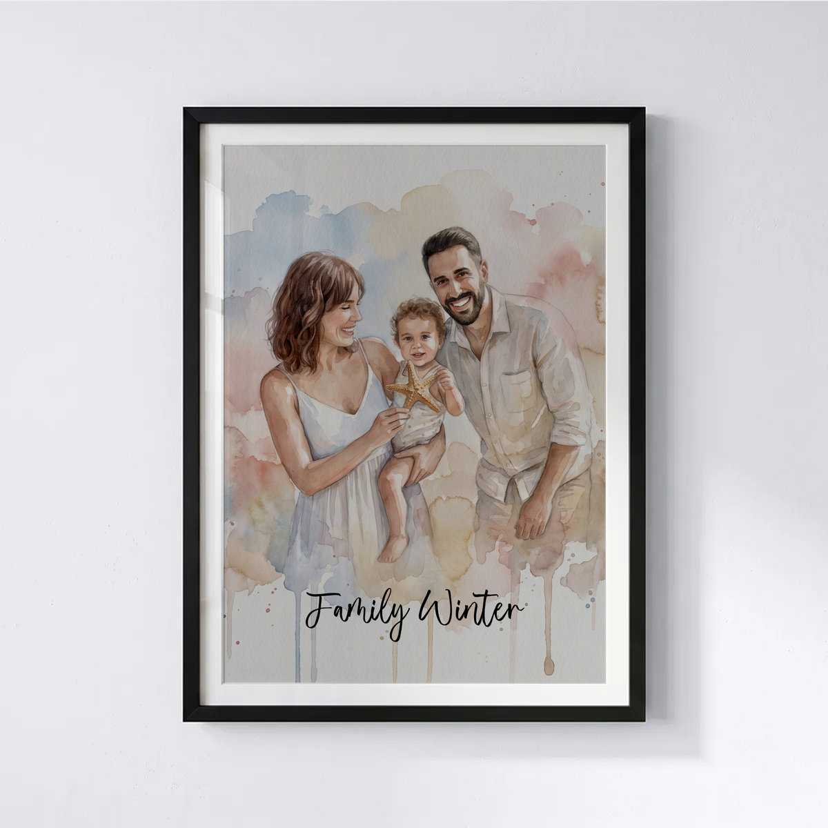 Watercolor Family