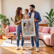 Watercolor Family