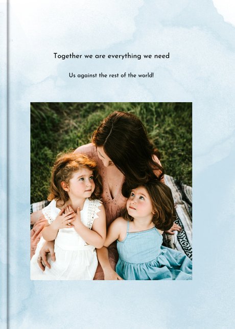 Photo book Watercolors