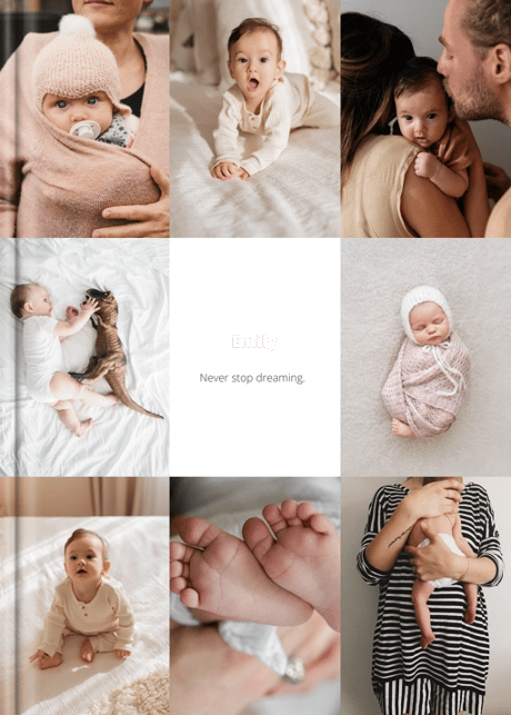 Photo book Modern Baby Diary
