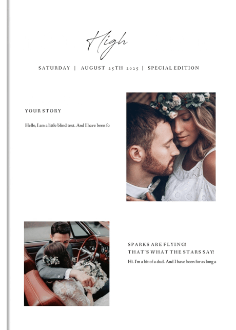 Photo book The Wedding TIME