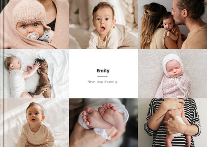 Photo book Modern Baby Diary