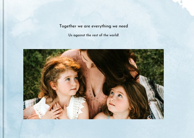 Photo book Watercolors