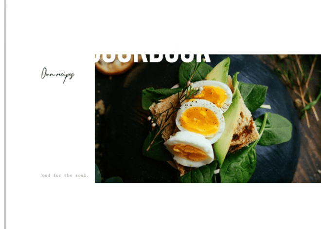 Photo book Cooking inspirations