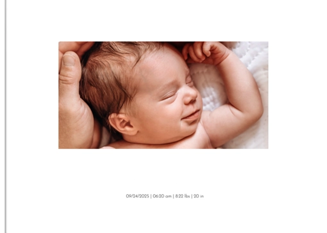 Photo book Little Heart