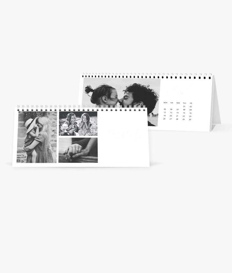 Desk calendar Black & White