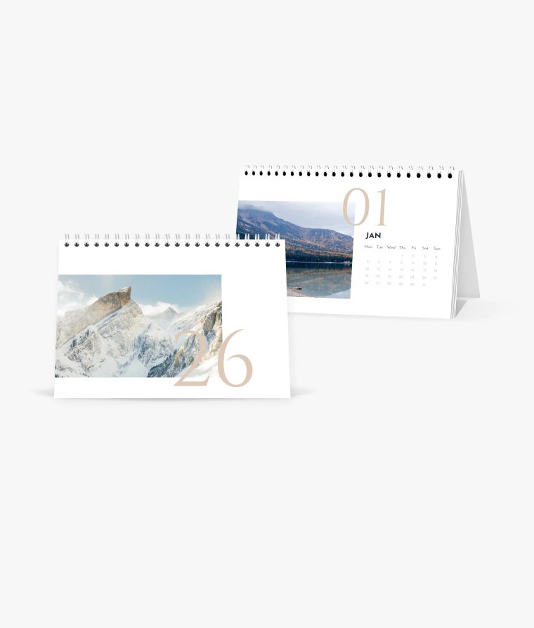 Desk calendar Timeless