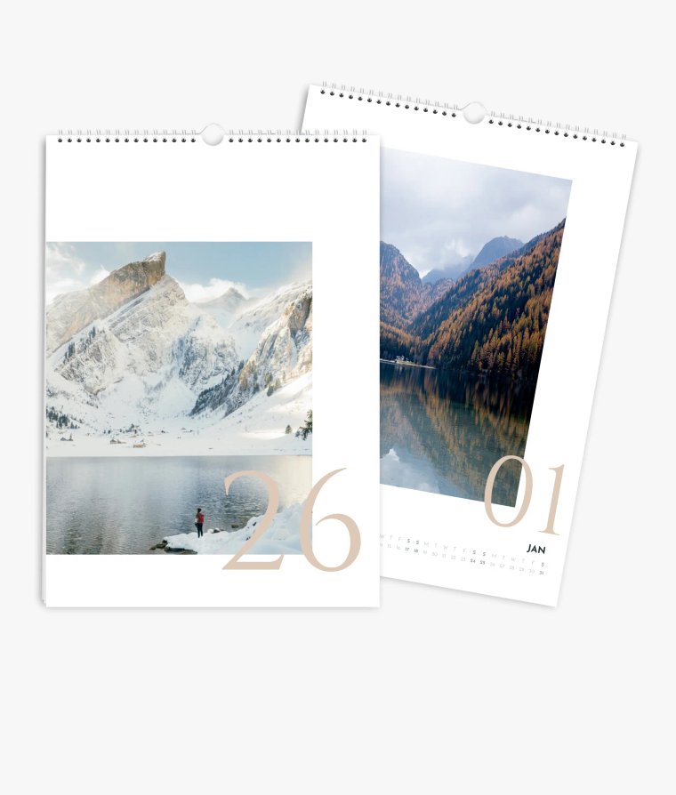 Wall calendar Timeless