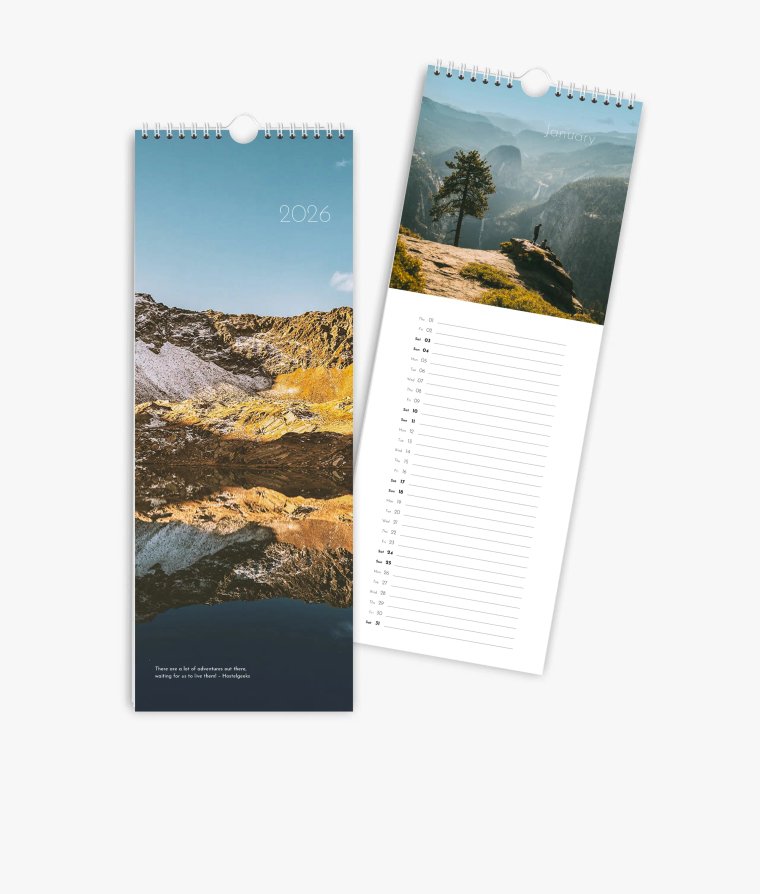 Vertical calendar Great View