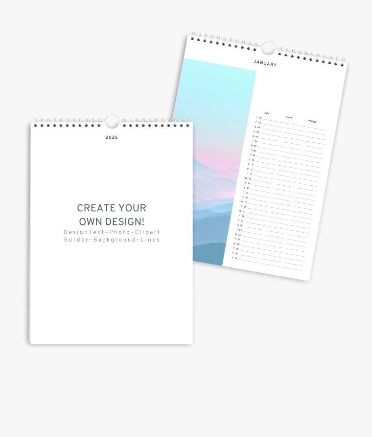 Family planner Plain Blanco