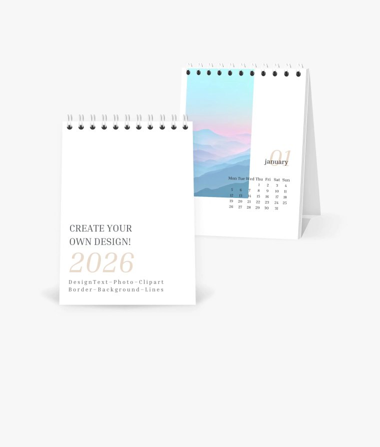 Desk calendar Editorial Blanco