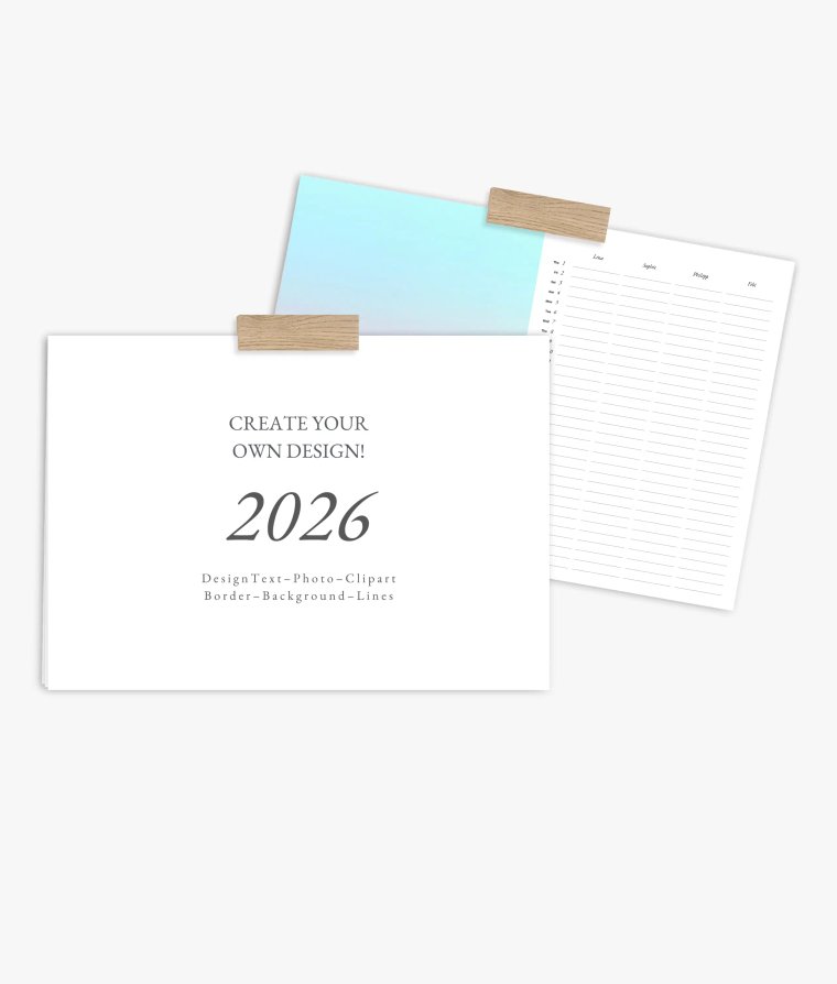 Family planner Simple Blanco