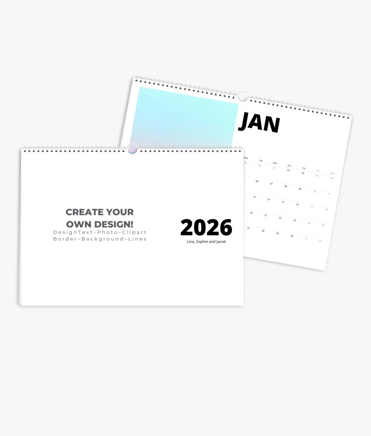 Appointment calendar Modern Blanco