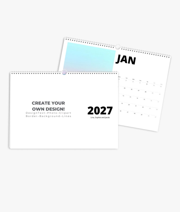 Appointment calendar Modern Blanco