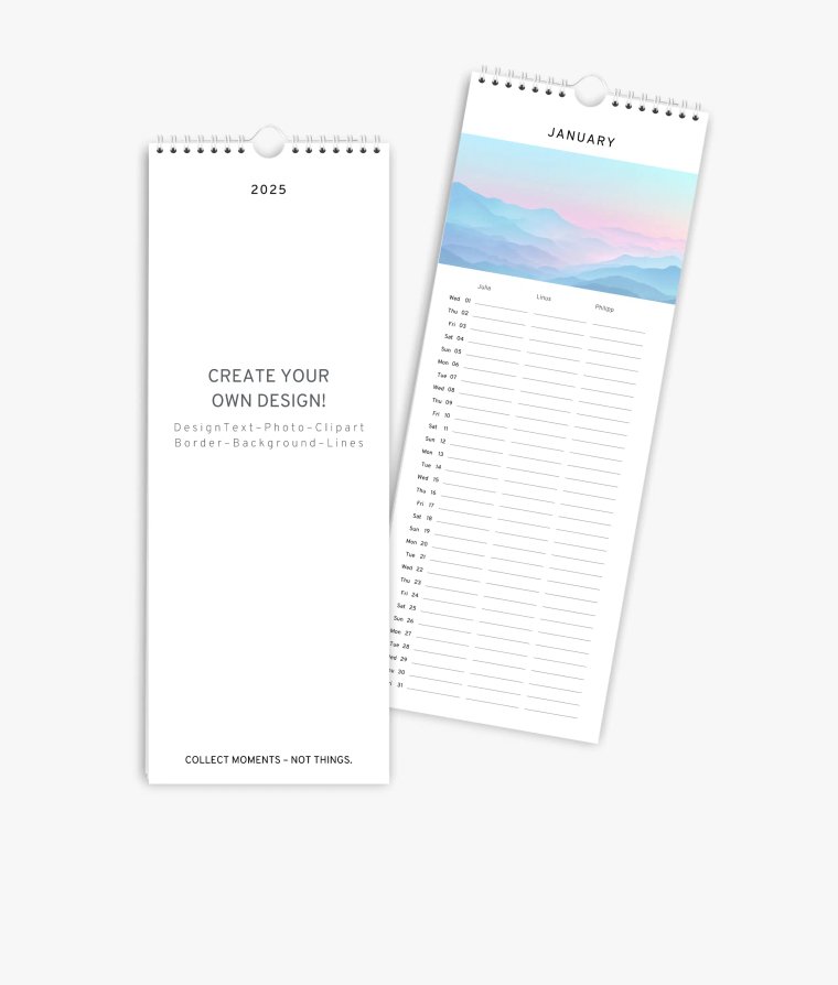 Family planner Plain Blanco