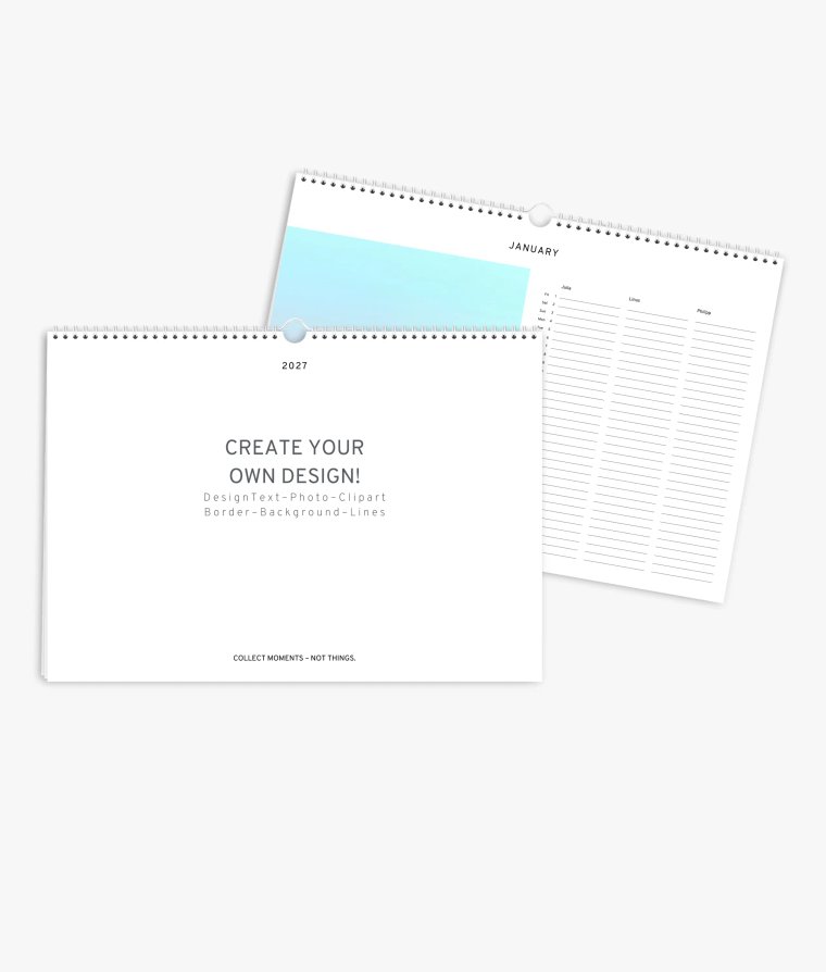 Family planner Plain Blanco