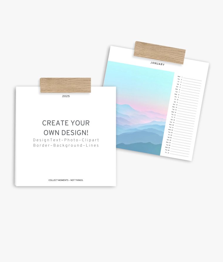 Appointment calendar Plain Blanco