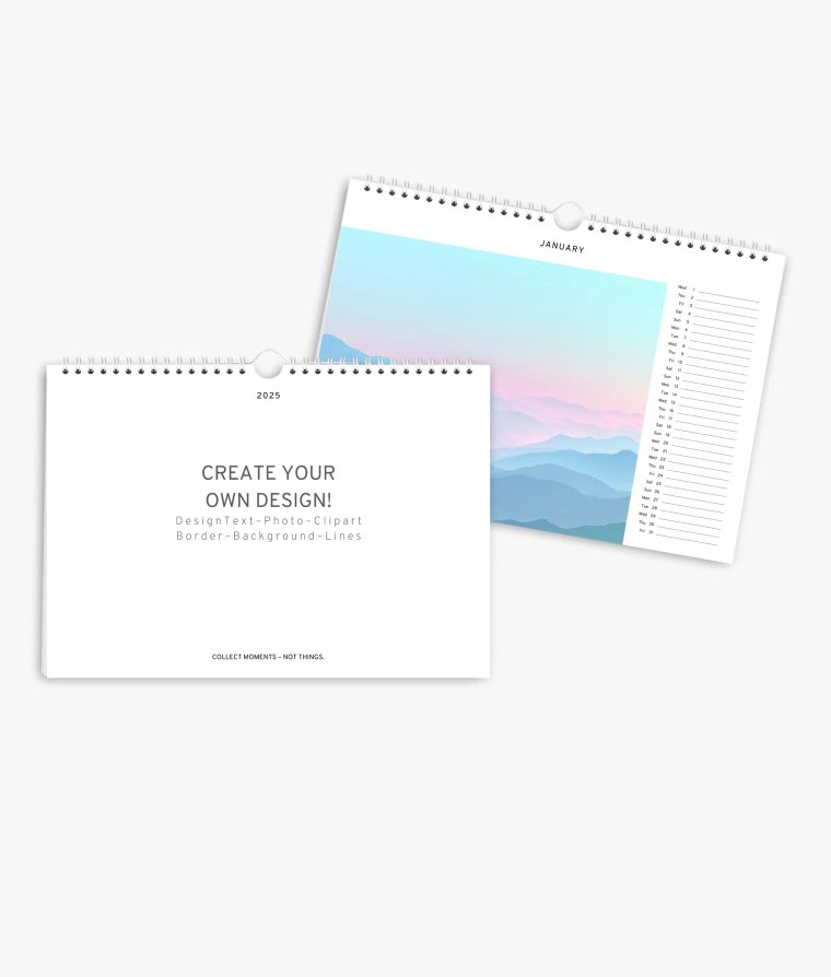 Appointment calendar Plain Blanco