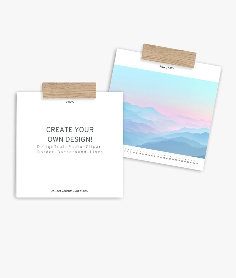 Wall calendar Plain Blanco