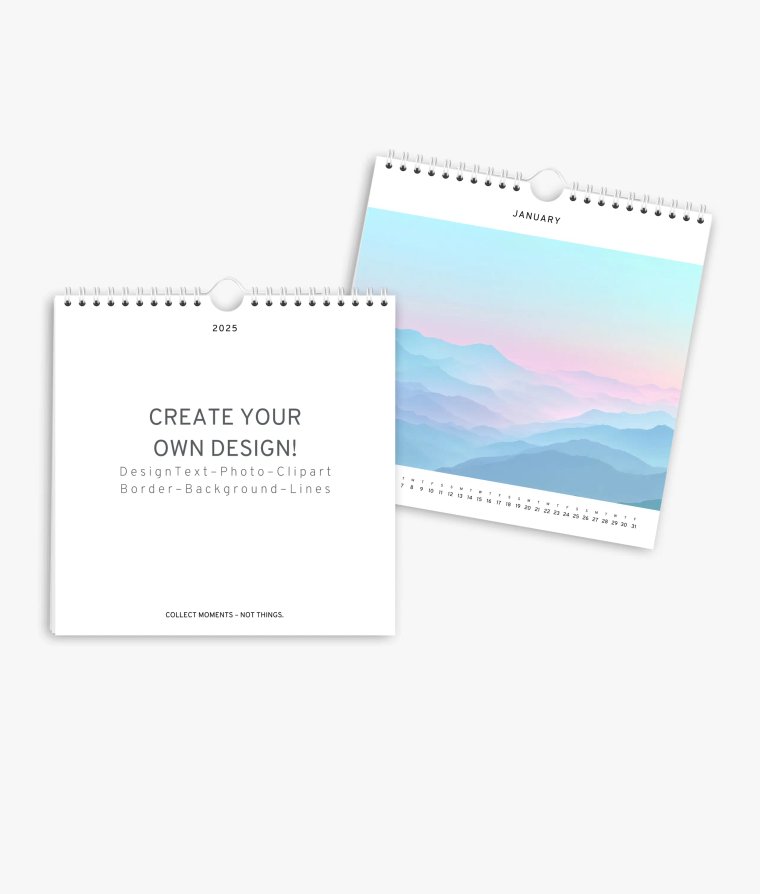 Wall calendar Plain Blanco