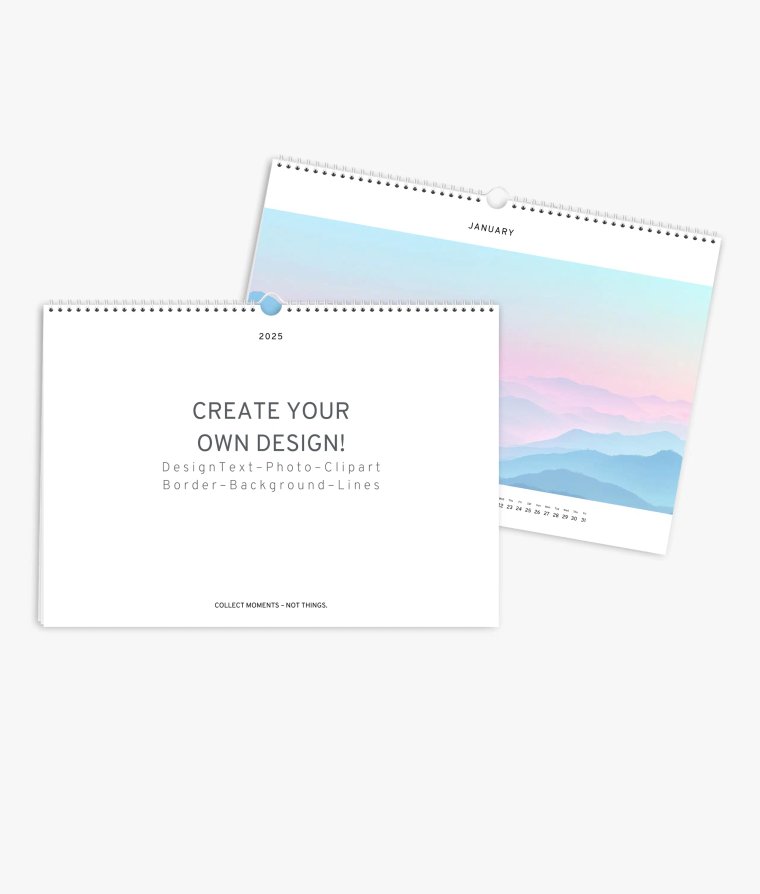 Wall calendar Plain Blanco