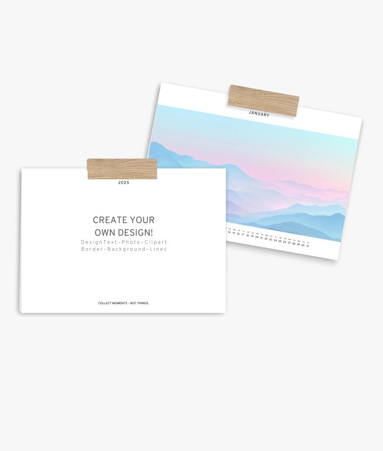 Wall calendar Plain Blanco