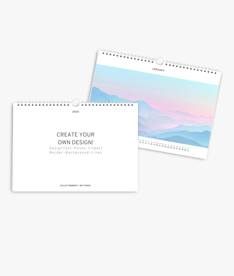 Wall calendar Plain Blanco