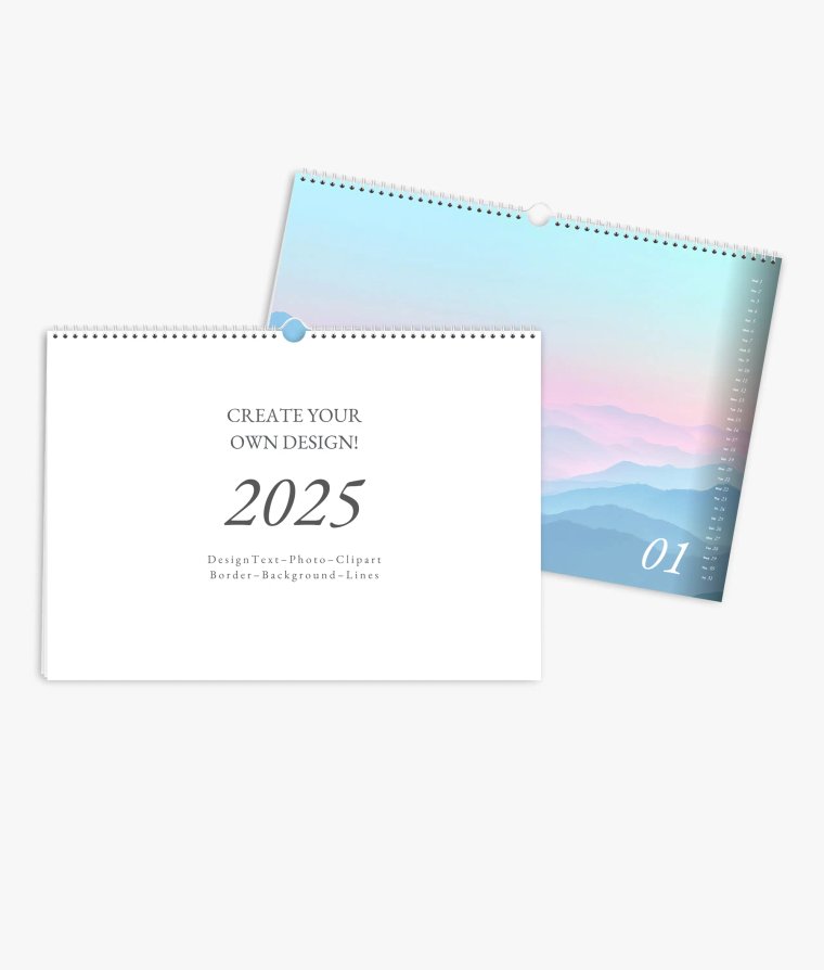 Wall calendar Simple Blanco