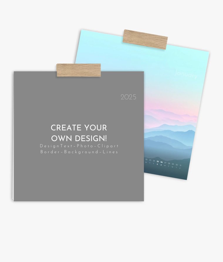 Wall calendar Big Blanco