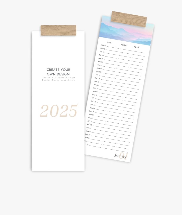 Family planner Editorial Blanco