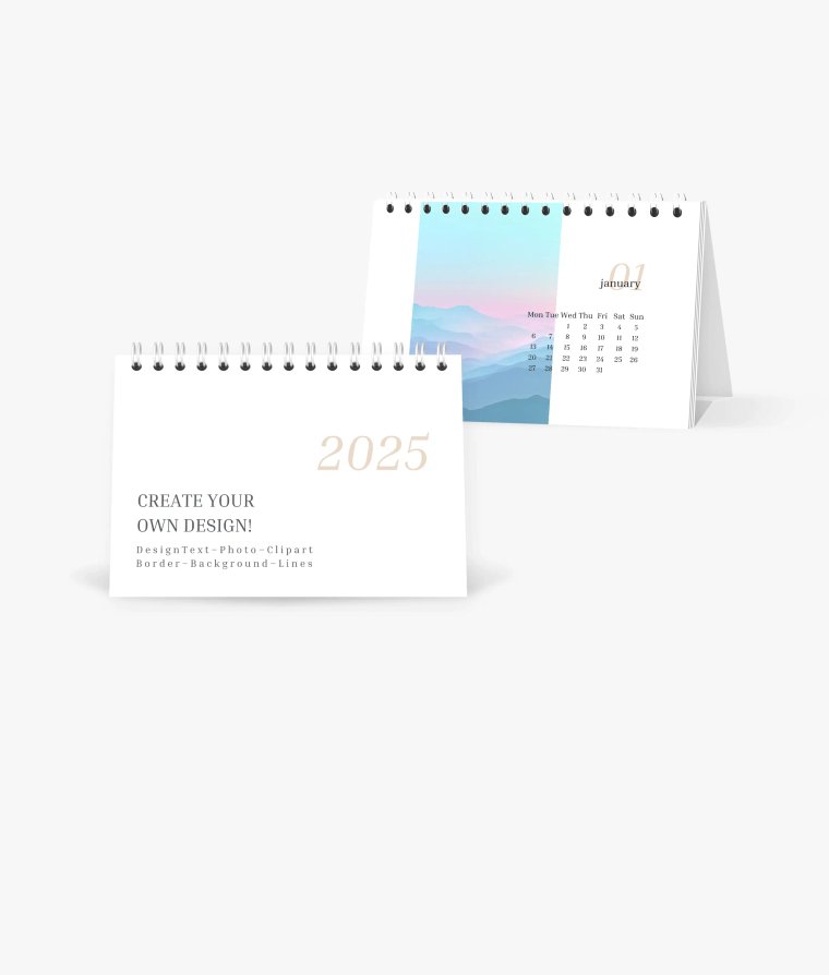 Desk calendar Editorial Blanco