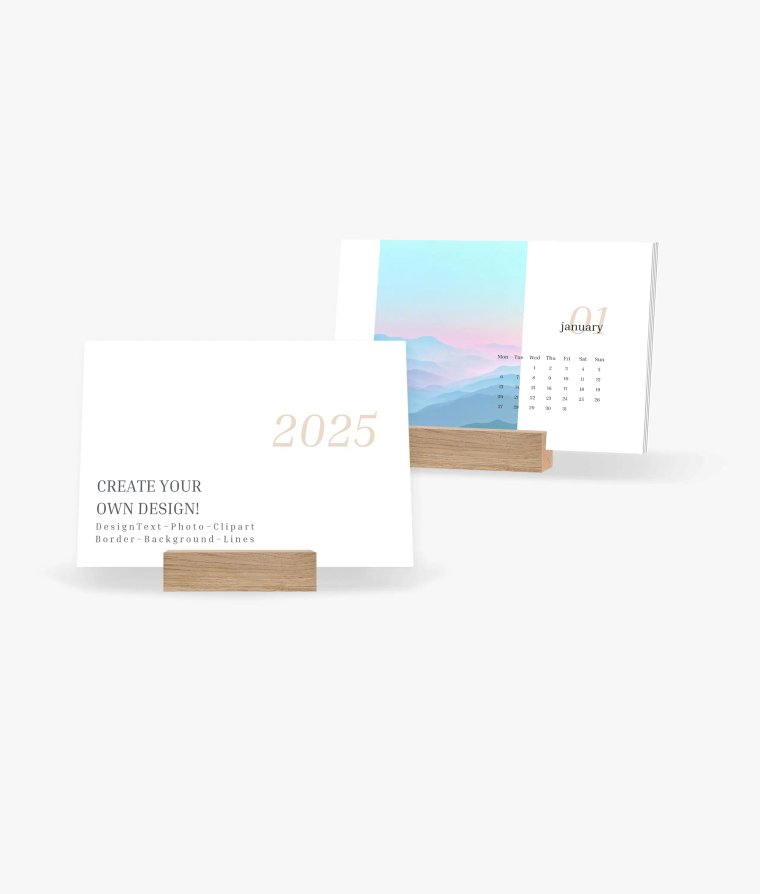 Desk calendar Editorial Blanco