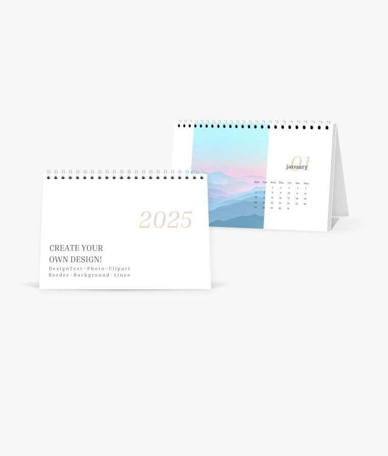 Desk calendar Editorial Blanco