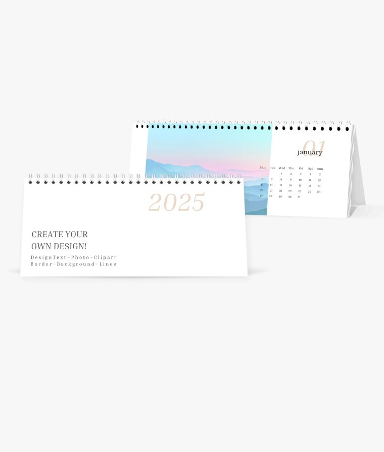 Desk calendar Editorial Blanco