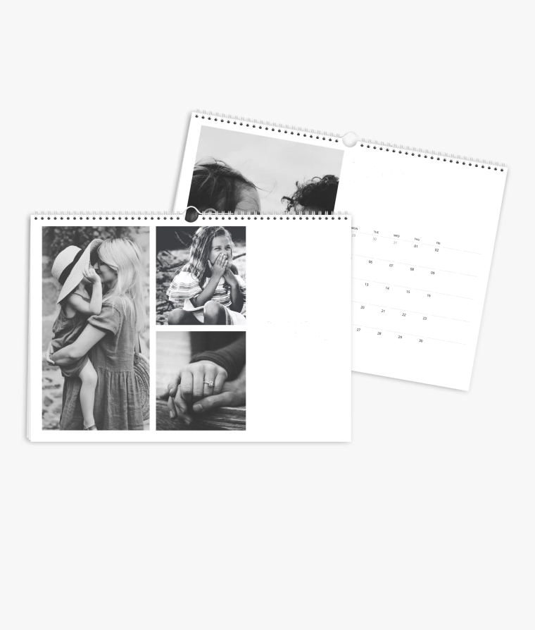 Appointment calendar Black & White