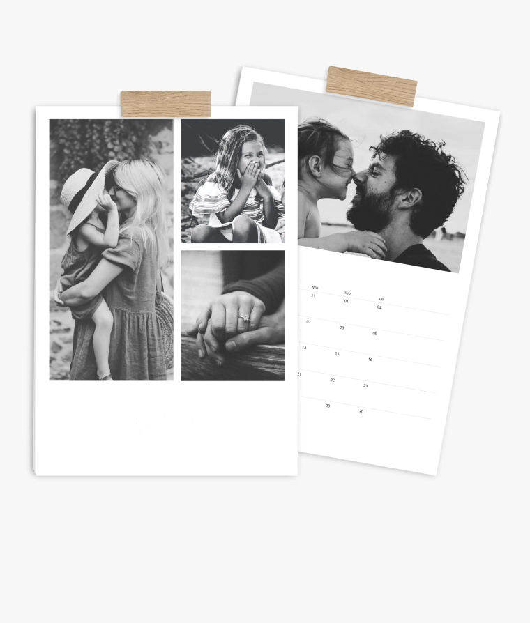 Appointment calendar Black & White