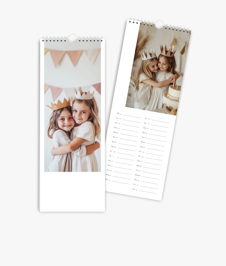 Vertical calendar Best Memories