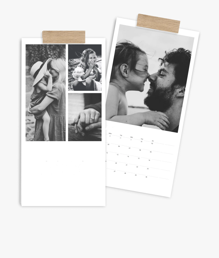 Appointment calendar Black & White