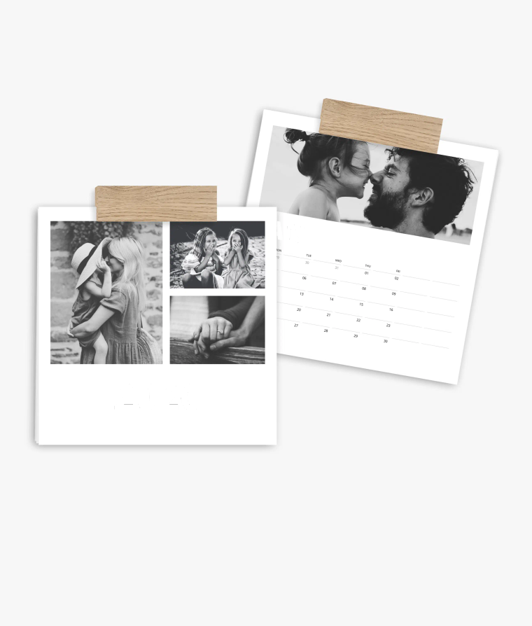 Appointment calendar Black & White