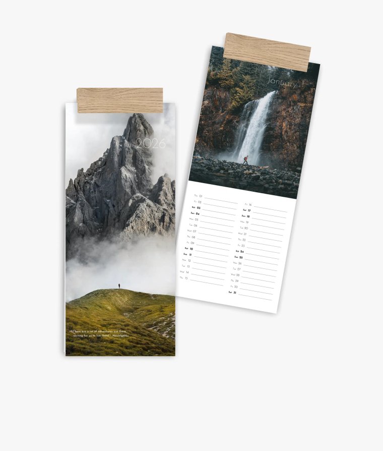 Vertical calendar Landscapes