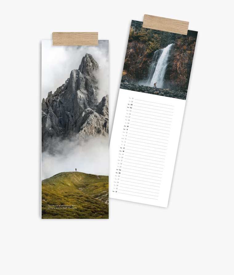 Vertical calendar Landscapes