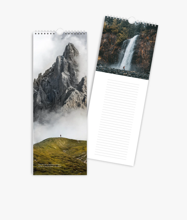 Vertical calendar Landscapes