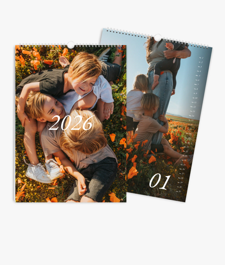 Wall calendar We are Family