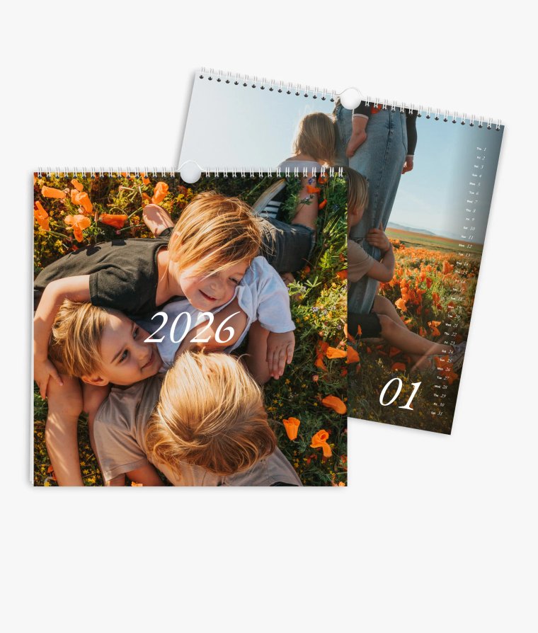 Wall calendar We are Family