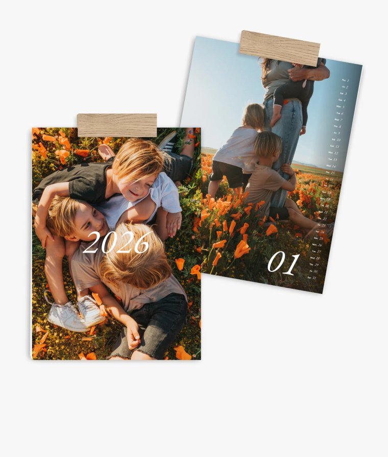 Wall calendar We are Family