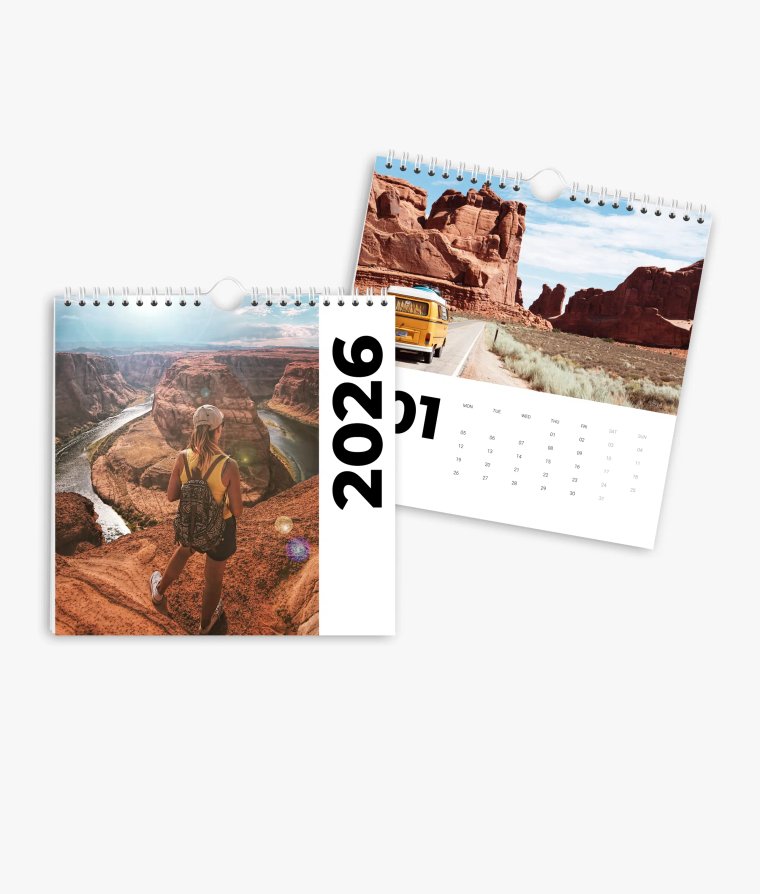 Wall calendar Road Trip