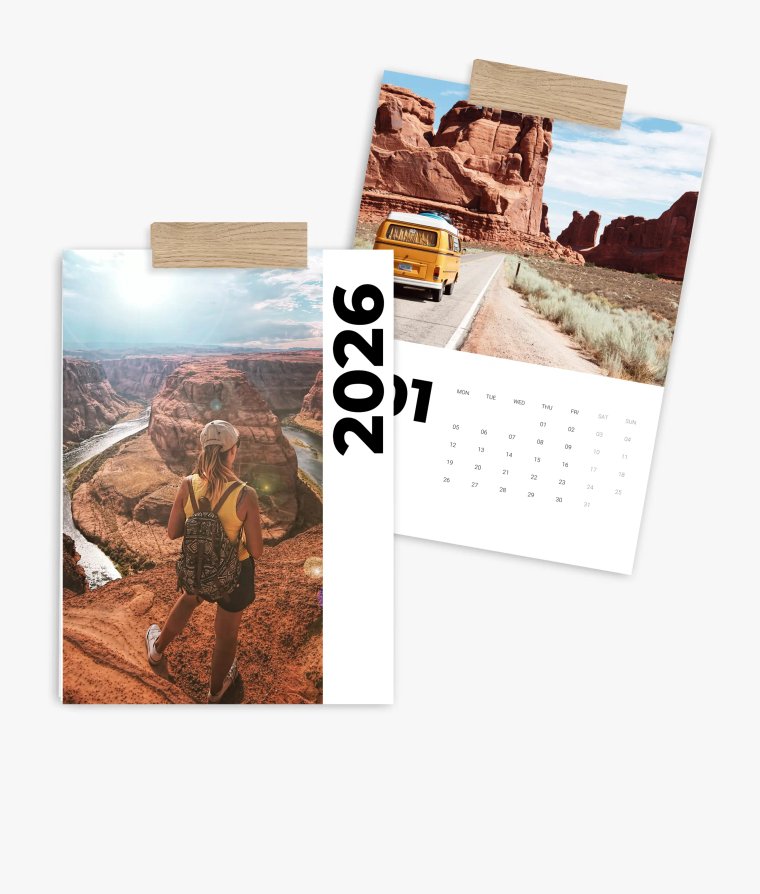 Wall calendar Road Trip