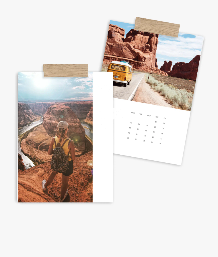 Wall calendar Road Trip