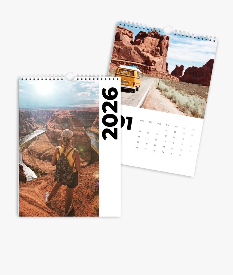 Wall calendar Road Trip